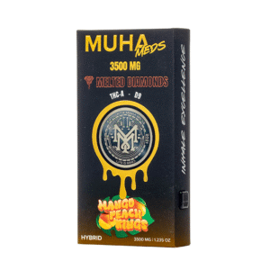 Mango Peach Rings - Muha Meds Melted Diamonds Disposable 3.5G - Muha Meds - DC LLC