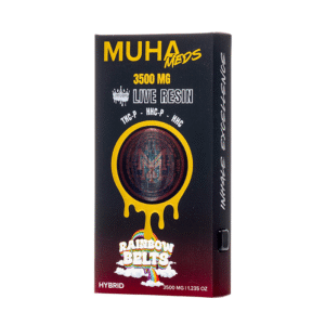 Rainbow Belts - Muha Meds Live Resin Disposable 3.5G - Muha Meds - DC LLC