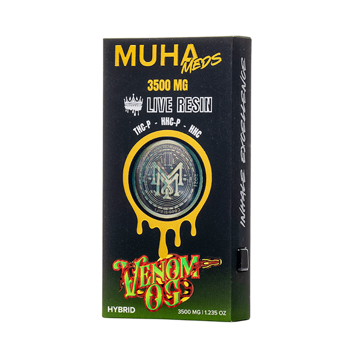 Venom OG - Muha Meds Live Resin Disposable 3.5G - Muha Meds - DC LLC