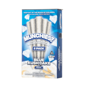 Blue Kush Cake - Munchies THCA Diamond Pre Rolls 5G - Munchies - DC LLC