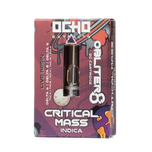 Critical Mass - Ocho Extracts Obliter8 Cart 2G - Ocho Extracts - DC LLC