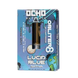 Lucid Blue - Ocho Extracts Obliter8 Cart 2G - Ocho Extracts - DC LLC