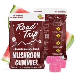 Watermelon - Road Trip Amanita Muscaria Mushroom Gummies - Road Trip - DC LLC