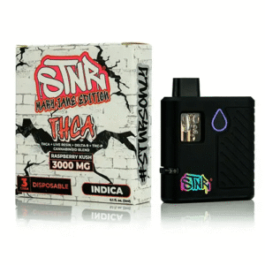 Raspberry Kush - STNR Creations Mary Jane Disposable 3G - STNR - DC LLC