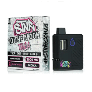 Pink Rosay - STNR Creations To The Moon THC - A Disposable 3G - STNR - DC LLC