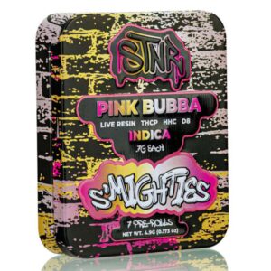 Pink Bubba - STNR Creations Smighties Delta - 8 Pre - Rolls 4.9G - STNR - DC LLC
