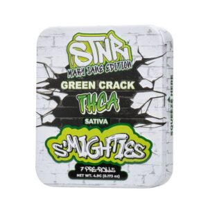 Green Crack - STNR Creations Smighties THCA Pre - Rolls 4.9G - STNR - DC LLC