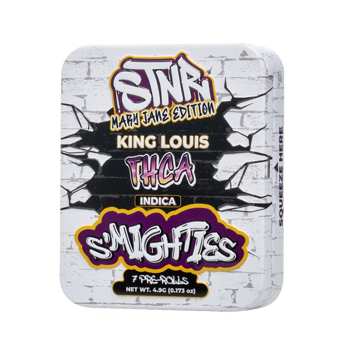 King Louis - STNR Creations Smighties THCA Pre - Rolls 4.9G - STNR - DC LLC