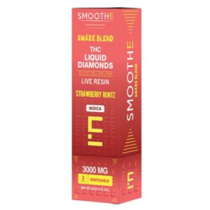Strawberry Runtz - Smoothe Smaze THC Diamonds Disposable 3G - Smoothe - DC LLC
