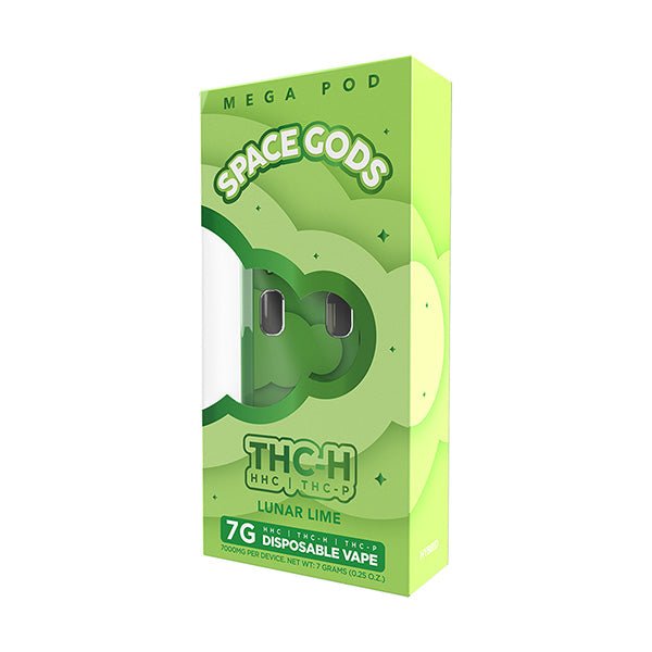 Lunar Lime - Space Gods Mega Pod Disposable 7G - Space Gods - DC LLC