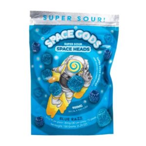 Blue Razz - Space Gods Super Space Head gummies 900MG - Space Gods - DC LLC