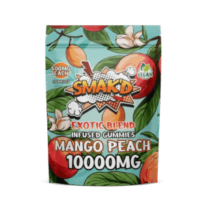Mango Peach - Smak'd Exotix Delta 8 THC Gummies - Smak'd - DC LLC