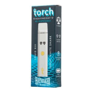 Louis XIII & Great White Shark - Torch Heavyweight Haymaker Disposable 4G - Torch - DC LLC