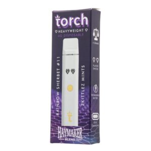 Rainbow Sherbet & Zkittlez Mints - Torch Heavyweight Haymaker Disposable 4G - Torch - DC LLC