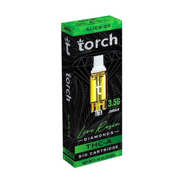 Alien OG - Torch Live Resin Diamonds Cart - Torch - DC LLC