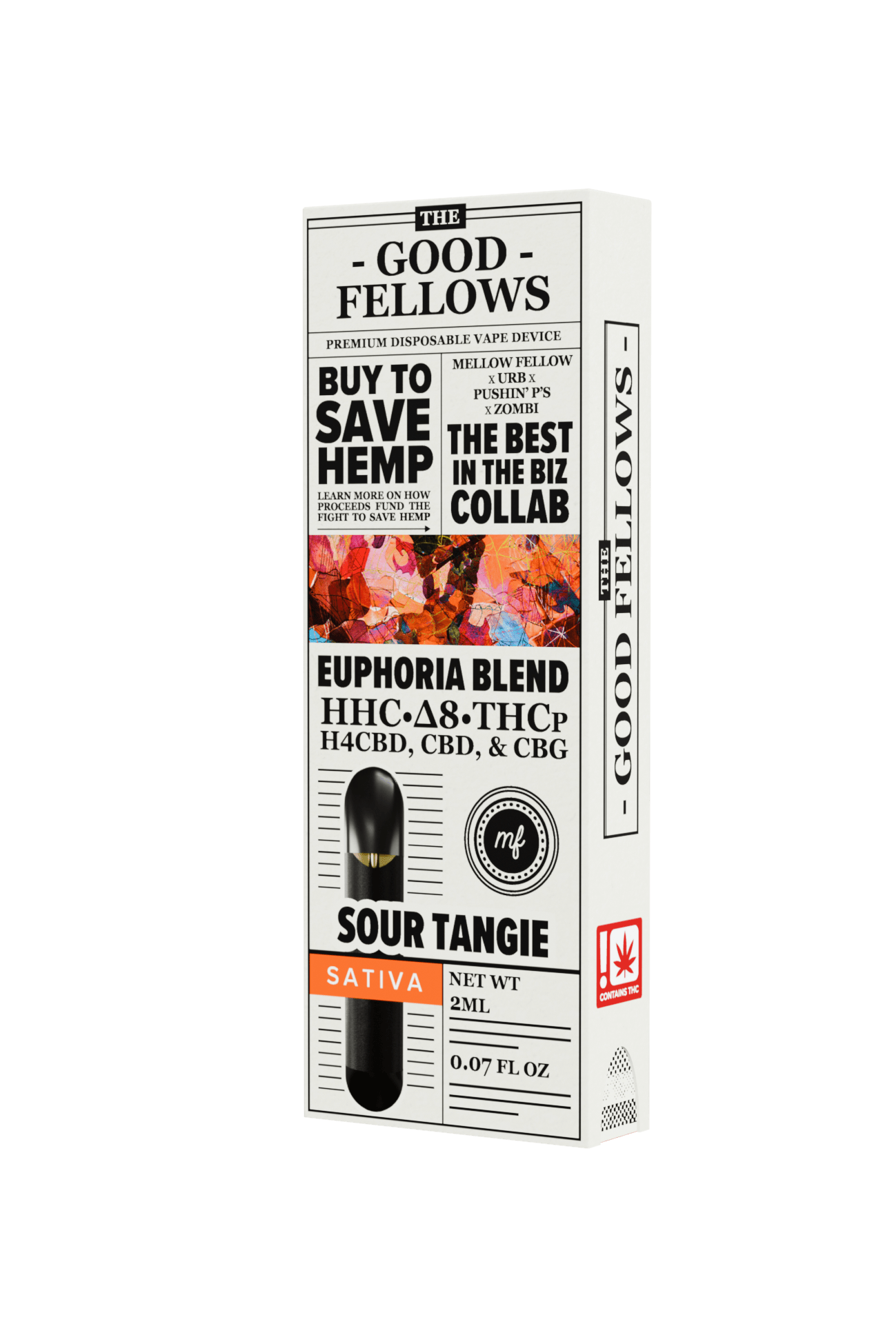 Sour Tangie - The Good Fellows Euphoria Blend Disposable 2G