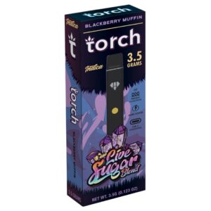 Blackberry Muffin - Torch Live Sugar Blend Disposable 3.5G - Torch - DC LLC