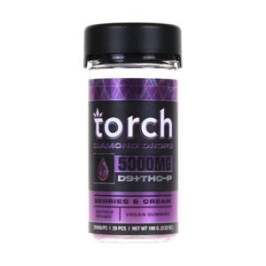 Berries And Cream - Torch Diamond Drops Blend Gummies 5000MG - Torch - DC LLC