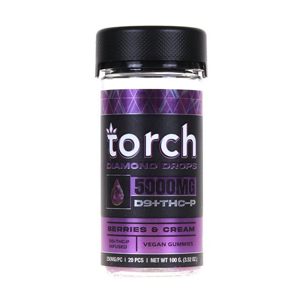 Berries And Cream - Torch Diamond Drops Blend Gummies 5000MG - Torch - DC LLC