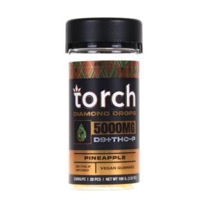 Pineapple - Torch Diamond Drops Blend Gummies 5000MG - Torch - DC LLC
