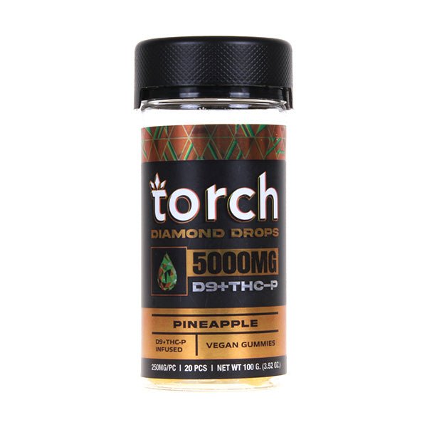 Pineapple - Torch Diamond Drops Blend Gummies 5000MG - Torch - DC LLC