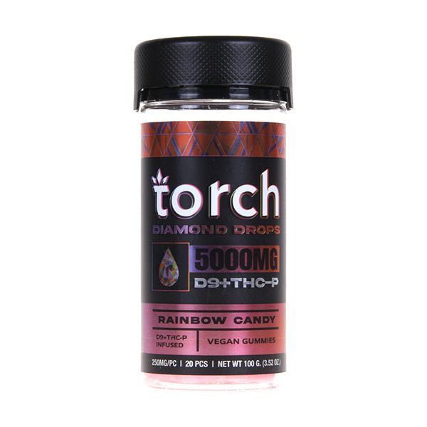 Rainbow Candy - Torch Diamond Drops Blend Gummies 5000MG - Torch - DC LLC