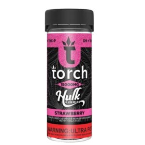Strawberry - Torch Hulk Live Resin Gummies 15000MG - Torch - DC LLC