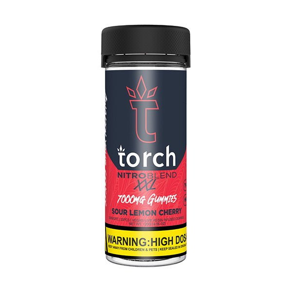 Sour Lemon Cherry - Torch Nitro Blend XXL Gummies 7000MG - Torch - DC LLC