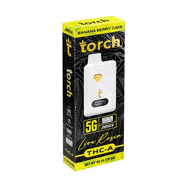 Banana Berry Cake - Torch THC - A Live Rosin Disposable Vape 5G - Torch - DC LLC