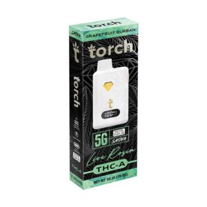 Grapefruit Durban - Torch THC - A Live Rosin Disposable Vape 5G - Torch - DC LLC