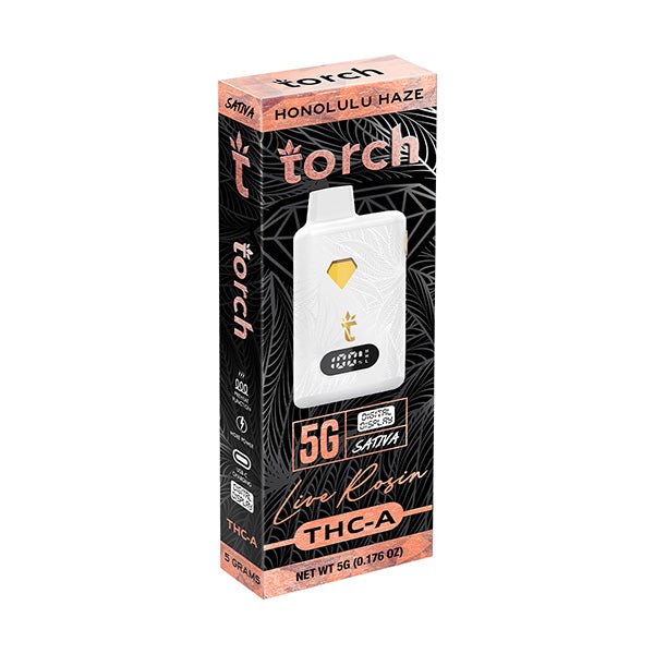 Honolulu Haze - Torch THC - A Live Rosin Disposable Vape 5G - Torch - DC LLC