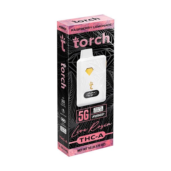 Raspberry Lemonade - Torch THC - A Live Rosin Disposable Vape 5G - Torch - DC LLC