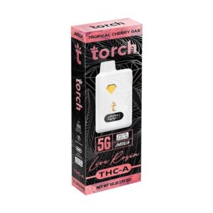 Tropical Cherry Gas - Torch THC - A Live Rosin Disposable Vape 5G - Torch - DC LLC