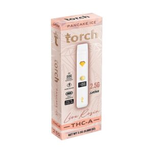Pancake Ice - Torch THC - A Live Rosin Disposable Vape 2.5G - Torch - DC LLC