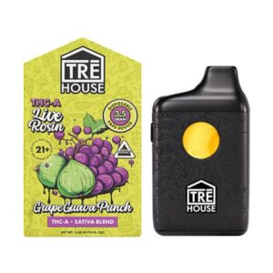 Grape Guava Punch - TRE House THC - A Live Rosin Disposable 3.5G - TRE House - DC LLC
