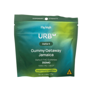 Dragonberry Lemonade - Urb Getaway Jamaica D9 Gummies 350MG - Urb - DC LLC