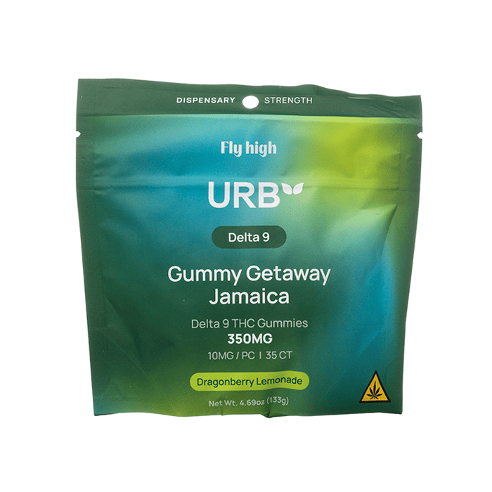 Dragonberry Lemonade - Urb Getaway Jamaica D9 Gummies 350MG - Urb - DC LLC