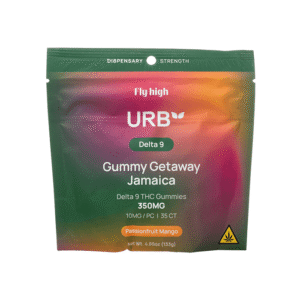 Passionfruit Mango - Urb Getaway Jamaica D9 Gummies 350MG - Urb - DC LLC