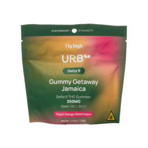 Peach Mango Watermelon - Urb Getaway Jamaica D9 Gummies 350MG - Urb - DC LLC