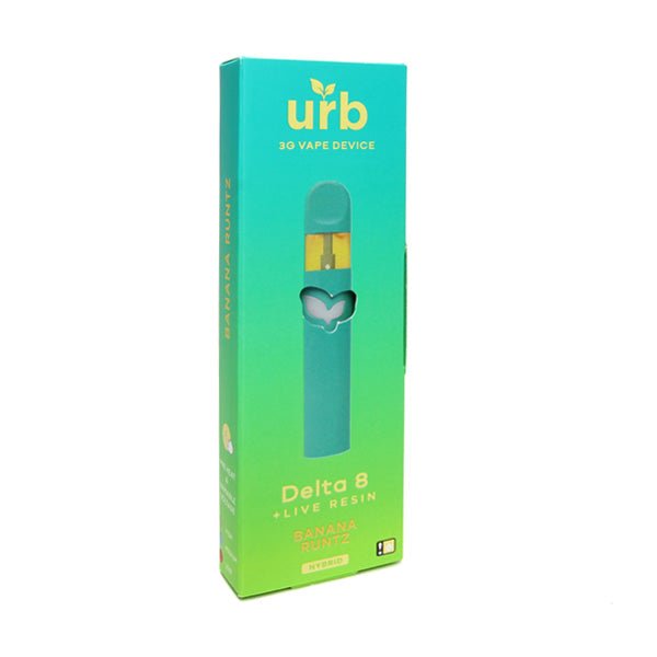 Banana Runtz - Urb Delta 8 Live Resin Disposable 3G - Urb - DC LLC
