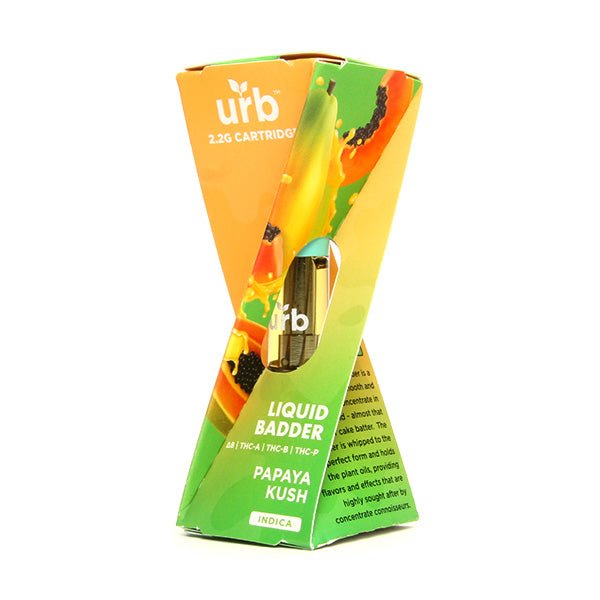Papaya Kush - Urb Liquid Badder Cartridge 2.2G - Urb - DC LLC