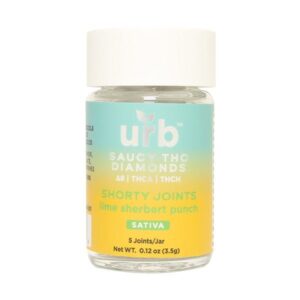 Lime Sherbet Punch - Urb THC Diamonds Shorty Joints Pre - Rolls 3.5G - Urb - DC LLC
