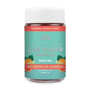 Watermelon Sangria - Urb THCA Live Sugar Gummies 5000MG - Urb - DC LLC