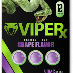 Grape - Viperx 7 - Hydroxy + Pseudo 40MG Tablet - Viperx - DC LLC
