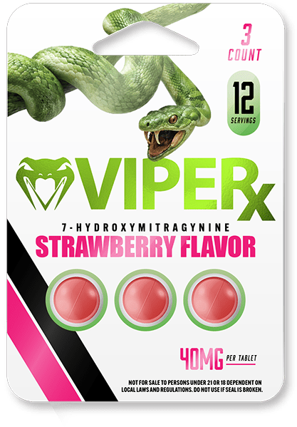 Strawberry - Viperx 7 - Hydroxy 40MG Tablet - Viperx - DC LLC