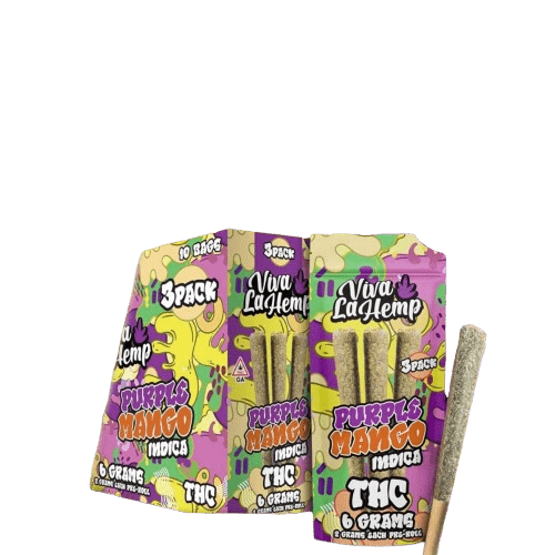 Purple Mango - Viva La Hemp THC Pre - Rolls 3 Pack - Viva La Hemp - DC LLC