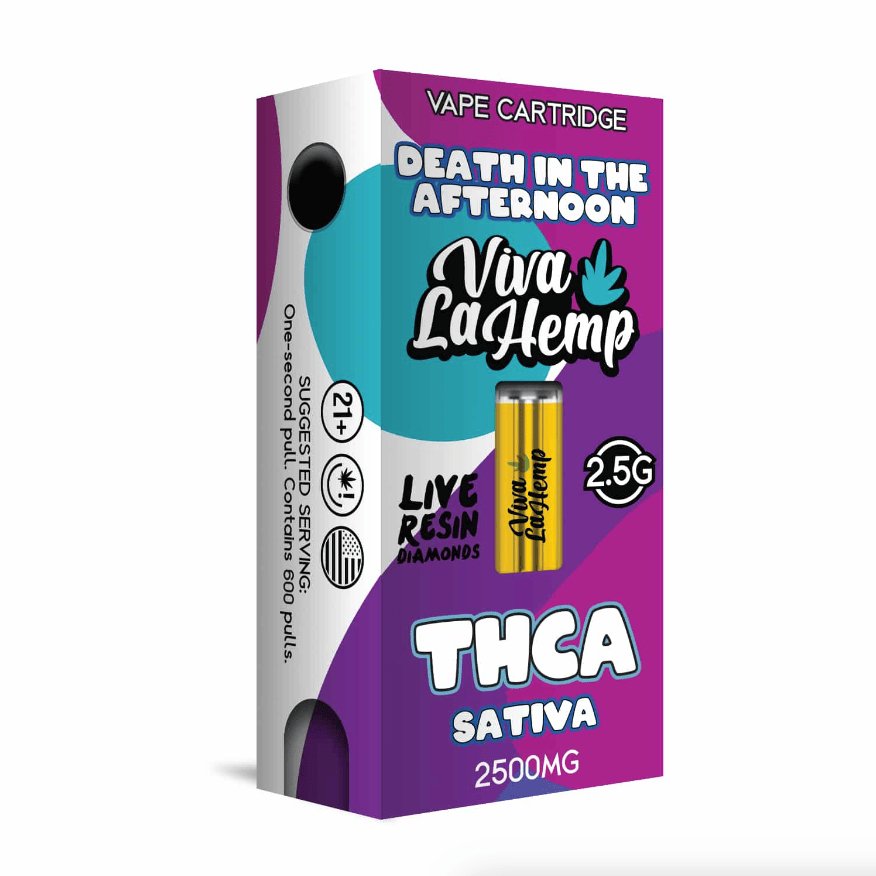 Death In The Afternoon - Viva La Hemp Live Resin Diamonds Cart - Viva La Hemp - DC LLC