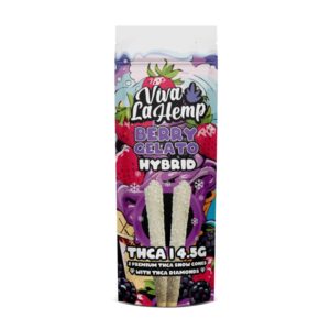 Berry Gelato - Viva La Hemp THC - A Snow Cones Pre - Rolls 4.5G - Viva La Hemp - DC LLC