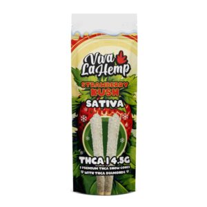 Strawberry Kush - Viva La Hemp THC - A Snow Cones Pre - Rolls 4.5G - Viva La Hemp - DC LLC