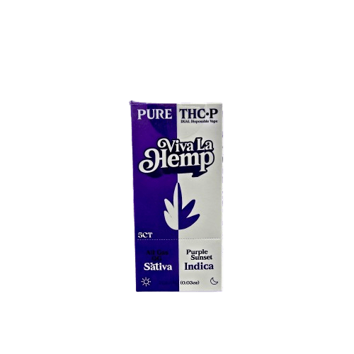 All Gas OG X Purple Sunset - Viva La Hemp THCP Dual Disposable Vape 1G - Viva La Hemp - DC LLC